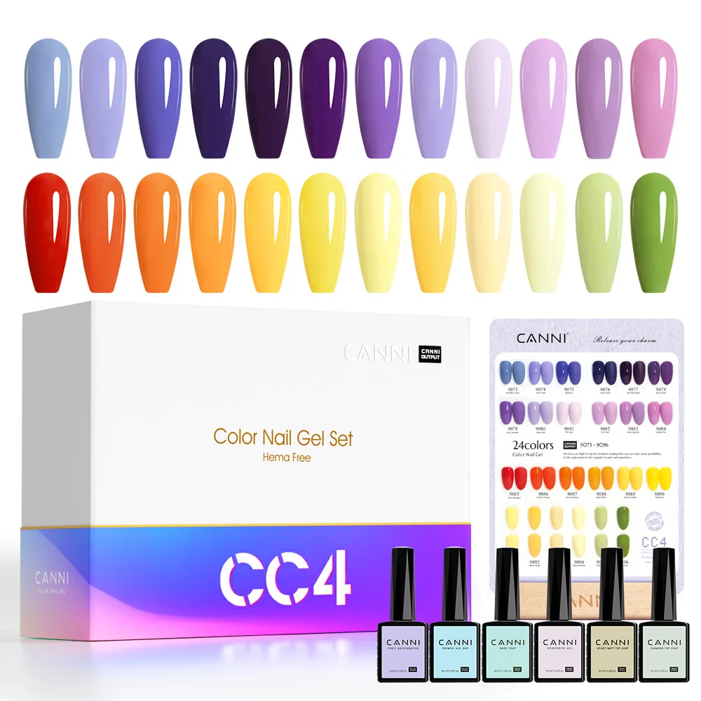 VENALISA Supply HEMA FREE Gel Nail Polish Kit CANNI 9ml Full Coverage Nail Gel Manicure Nowipe Topcoat Soak Off UV LED Varnish