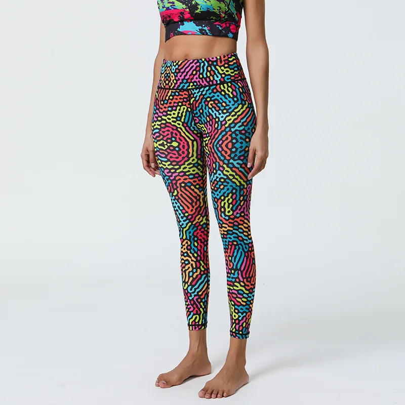 Leggings Sport Women Fitness Seamless Print Yoga Pants Leggings for Fitness Running Sports Pants Fitness Slim Gym Leggings 2024