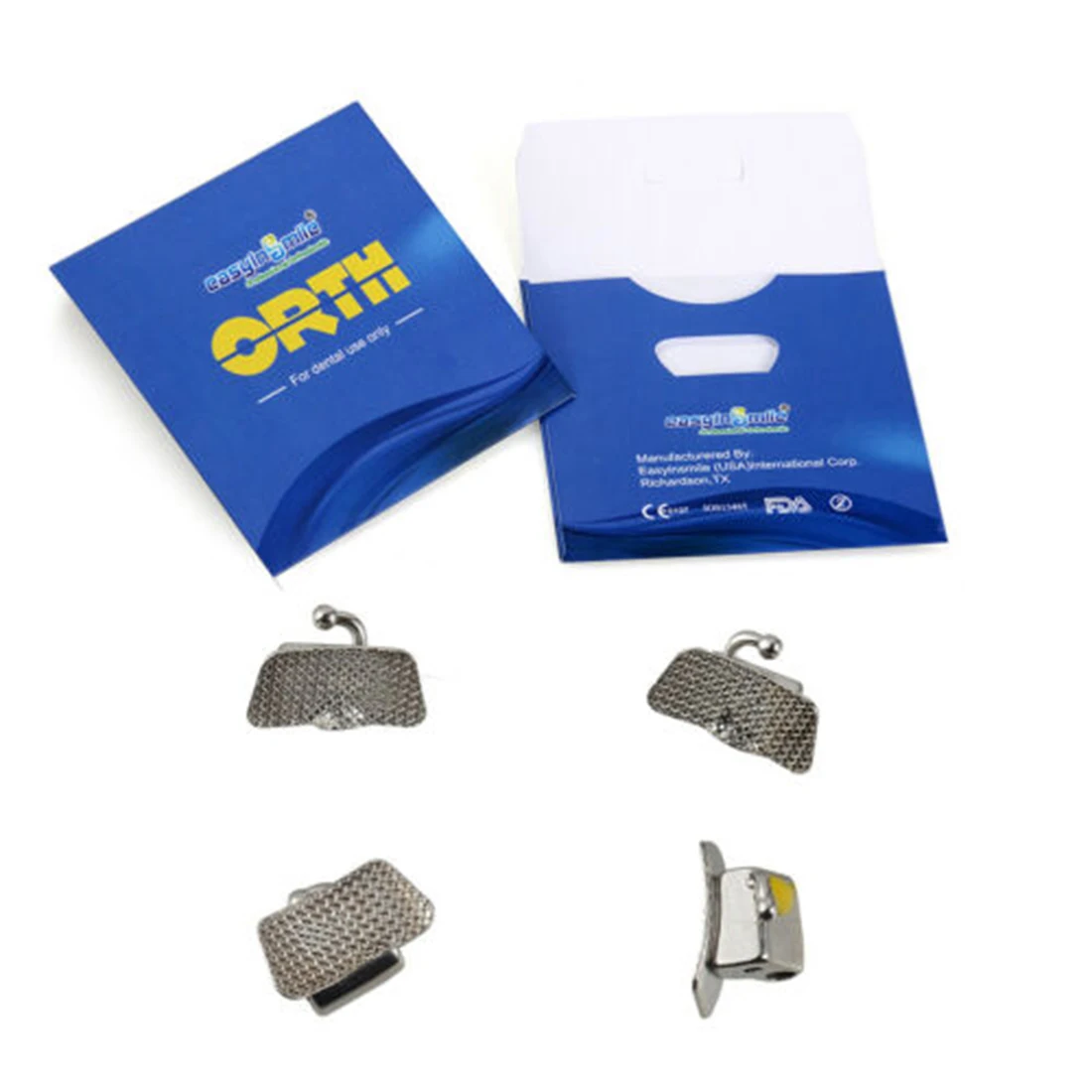 Dental Orthodontic 1st/2nd Molar Bondable Monoblock Non-Convertible Single Roth / MBT 0.022/0.018 Buccal Tube Easyinsmile