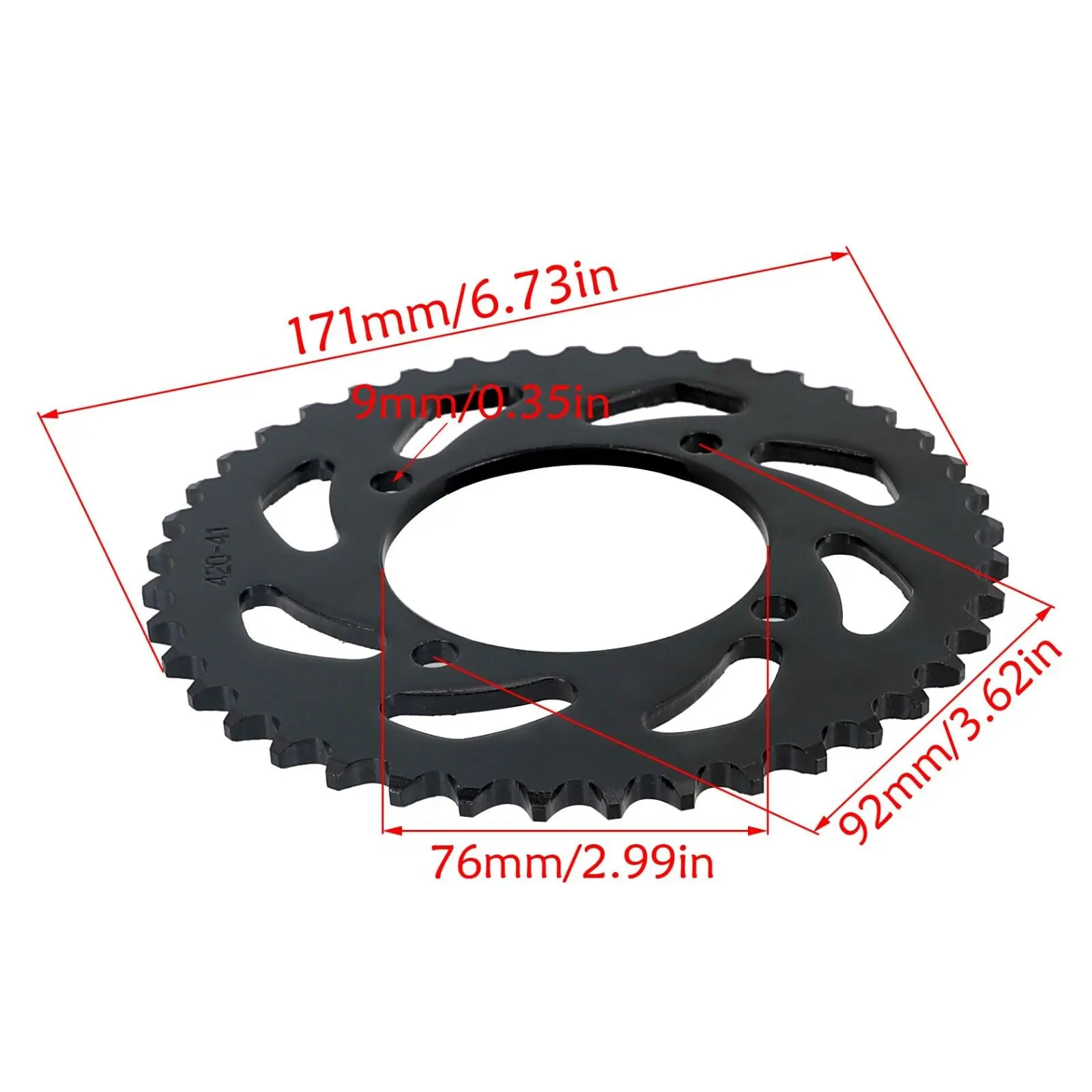 Not A Set 420 Chain 20mm 15T Motorcycle Front 41T Rear Sprocket for Pit Dirt Bike Apollo 110cc 125cc