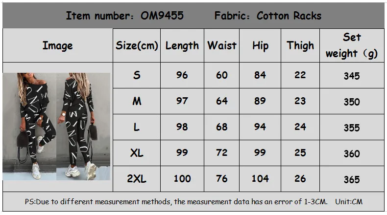Women Tracksuit Autumn Winter Warm Letter Top Suits Casual Yoga Set Sweatshirts And Jogging Pants Outfits Sweatpants 2 Piece Set