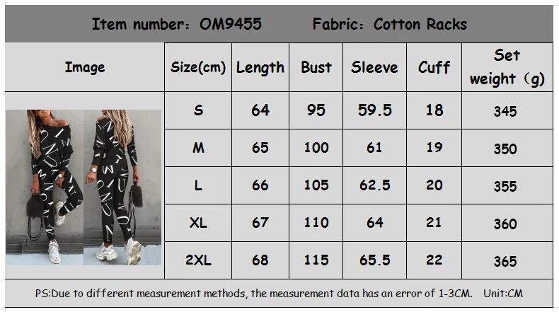 Women Tracksuit Autumn Winter Warm Letter Top Suits Casual Yoga Set Sweatshirts And Jogging Pants Outfits Sweatpants 2 Piece Set
