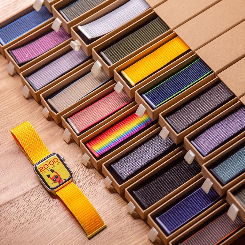 Strap For Apple watch band 45/41/49/44/40/42/38mm Nylon smartwatch belt bracelet correa iwatch series ultra 1 2 9 8 7 6 se 5 4 3