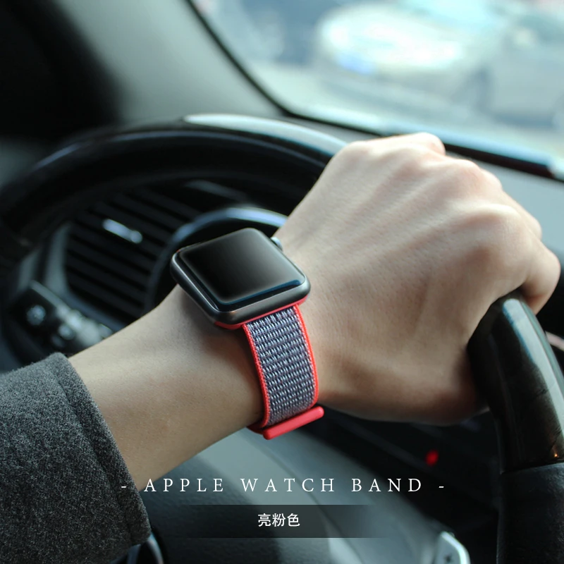Strap For Apple watch band 45/41/49/44/40/42/38mm Nylon smartwatch belt bracelet correa iwatch series ultra 1 2 9 8 7 6 se 5 4 3