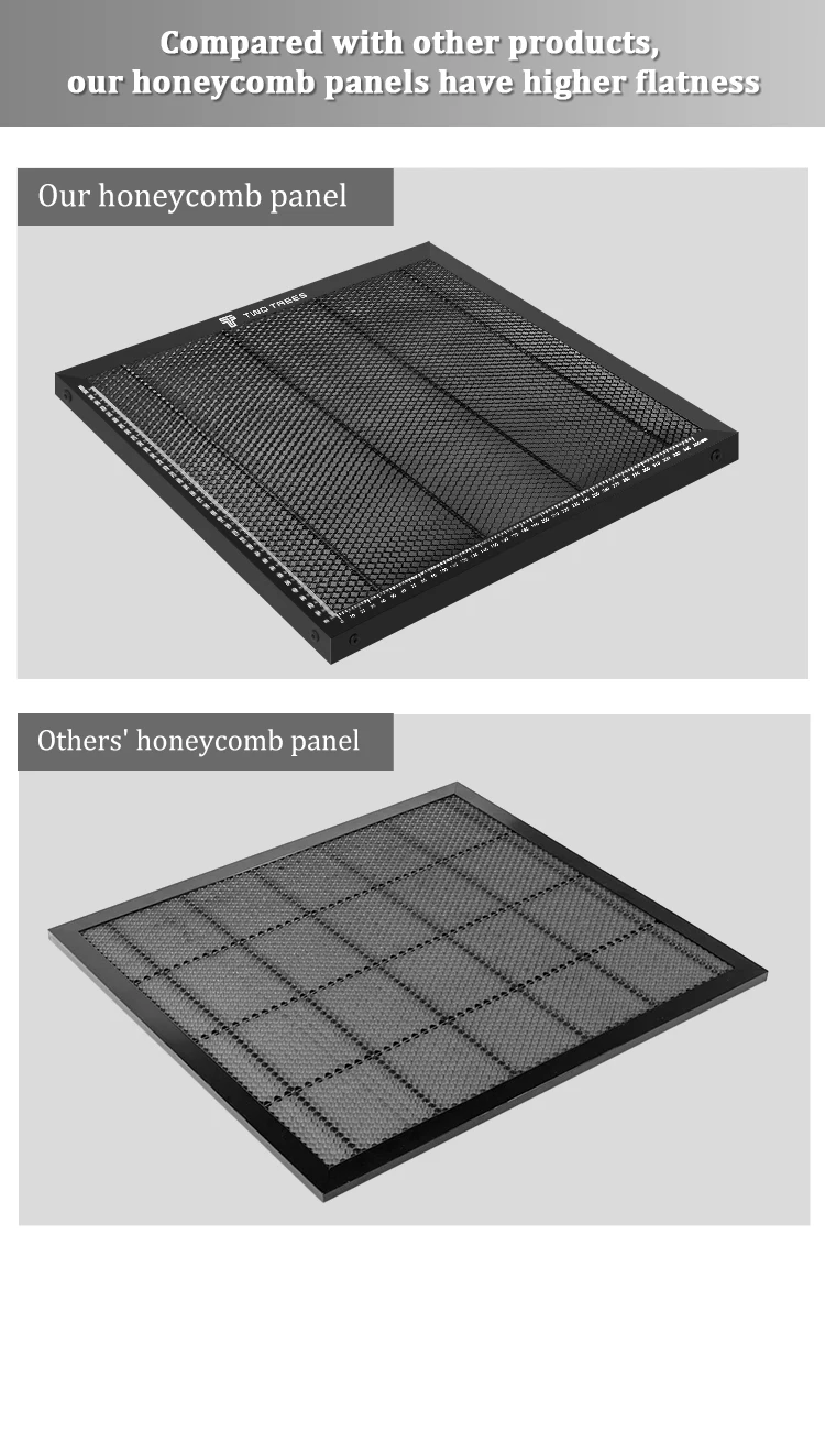 Laser Enquipment Parts Honeycomb Working Table 300x300/400x400/430x400mm For CO2 Cutting Machine/Laser Engraver TT-50 TTS-55