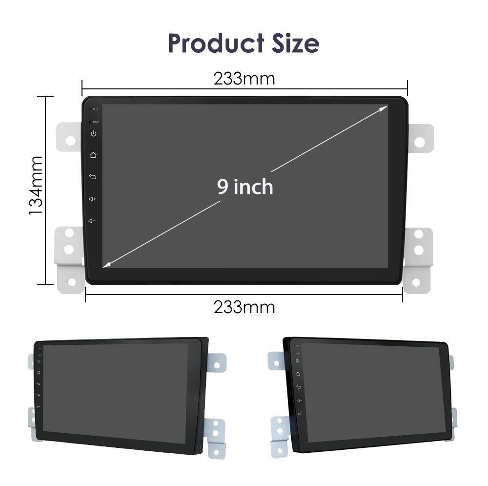 Hizpo 9" Android 13 For Suzuki Grand Vitara 3 2005-2015 Car Radio Multimedia Video Player Navigation GPS 2 Din Carplay 7862 RDS