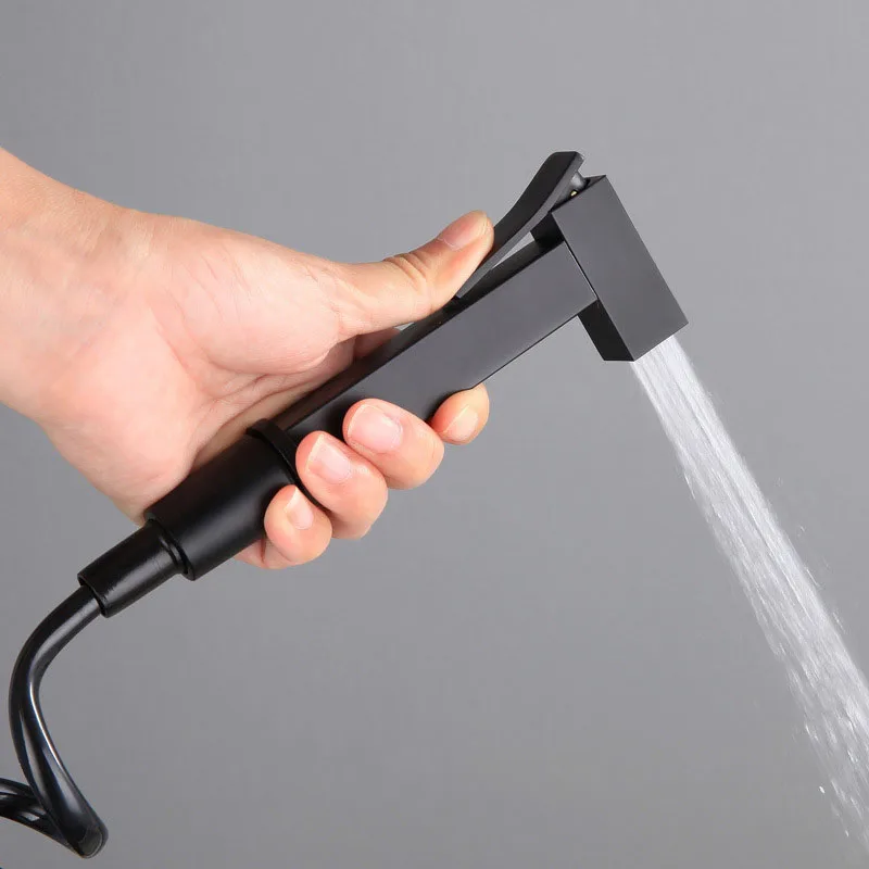 ZAPPO Bidet Sprayer Faucet for Toilet Brass Rough-in Valve Handheld Bidet Attachment Set for Feminine Pets Hot Cold Water Mixer