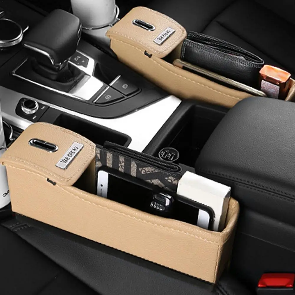 Car Armrest Filler Storage Automotive Seat Side Organizer Tray Multifunctional Car Seat Storage Box With Cup Holder For Phone
