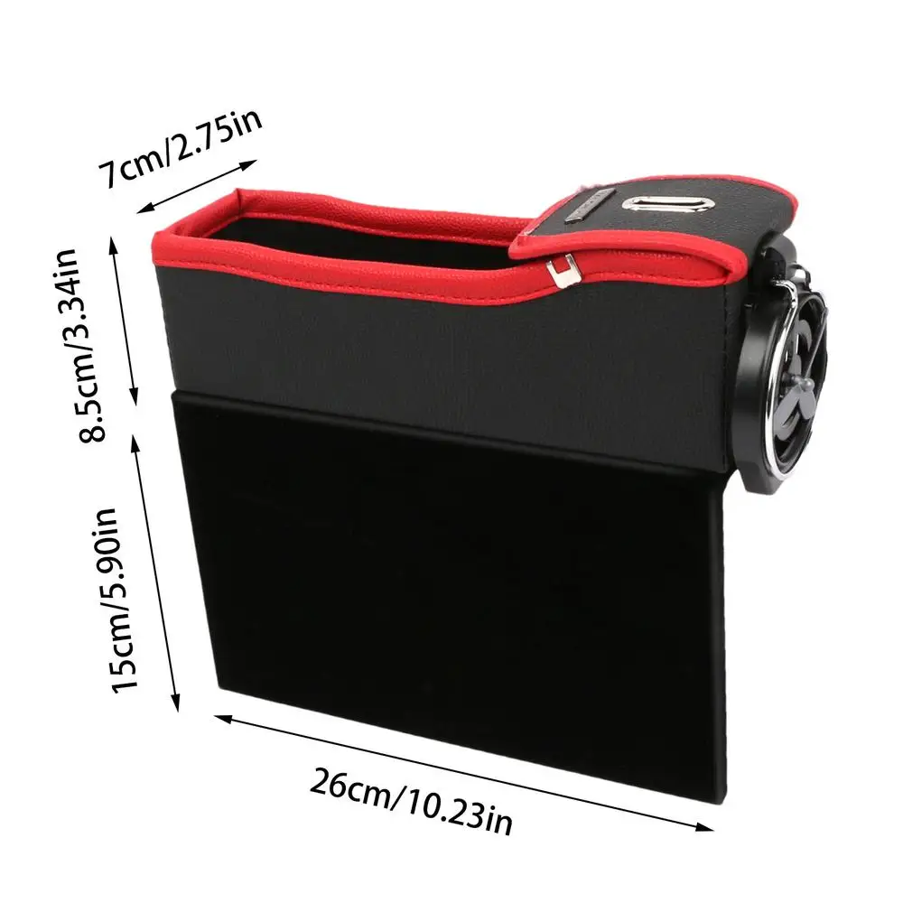 Car Armrest Filler Storage Automotive Seat Side Organizer Tray Multifunctional Car Seat Storage Box With Cup Holder For Phone