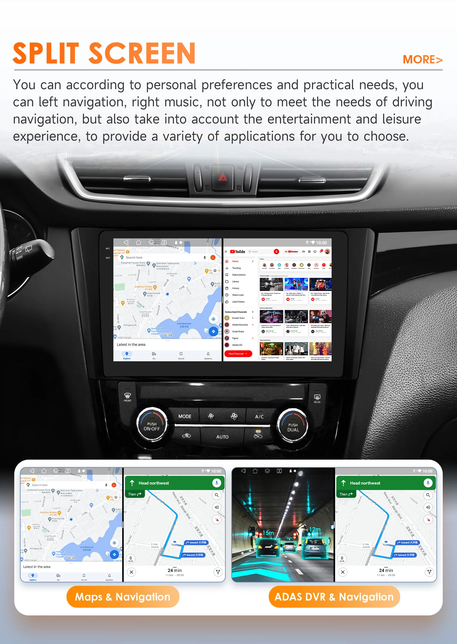 Hizpo Wireless CarPlay Android Auto Radio For Nissan Rogue X-Trail X Trail 3 T32 2013 - 2017 Qashqai 2 J11 Car Multimedia GPS BT