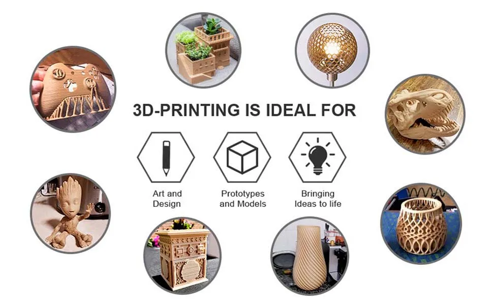 SUNLU 2KG PLA/Matte/Luminous/Marble/Wood/Carbon Fiber/Twinkle Filament 1.75mm 1KG Spool Glow in the Dark Material For 3D Printer