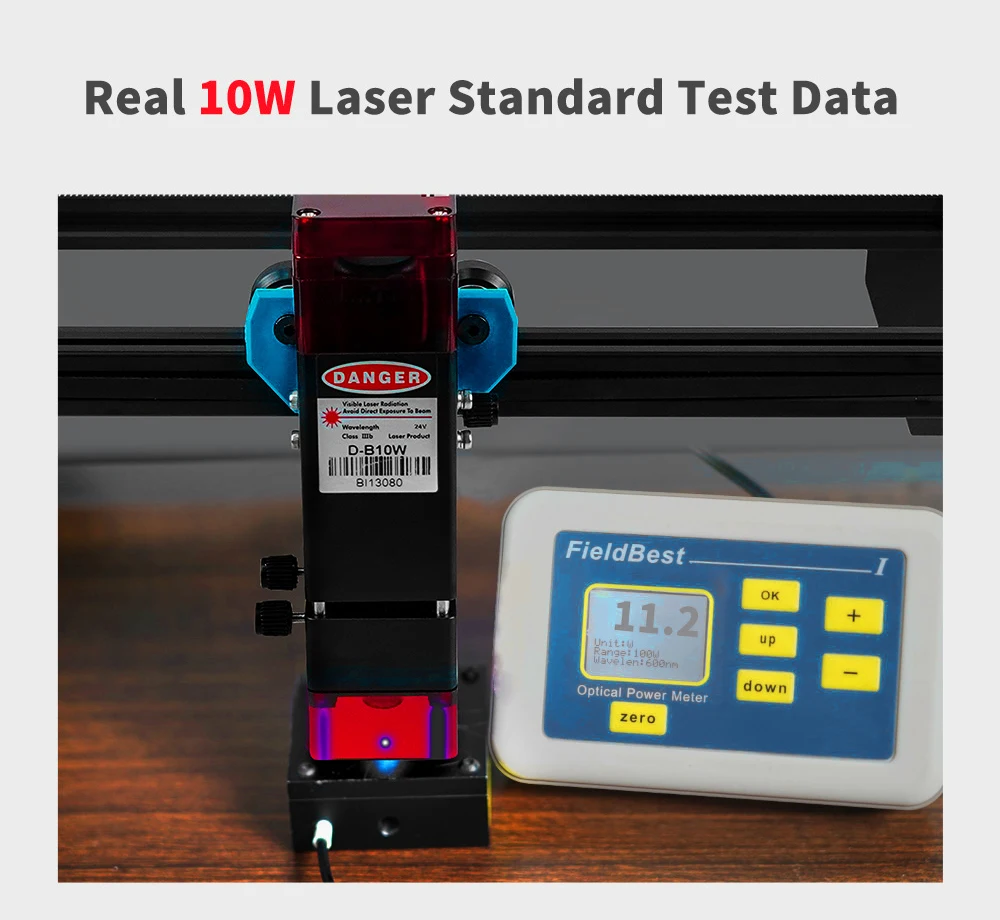 TwoTrees TTS-10 Pro Laser Engraver Stainless Steel Engraving Machine DIY Woodwork Cutting Machine 445±5nm Blue Light Cnc Machine