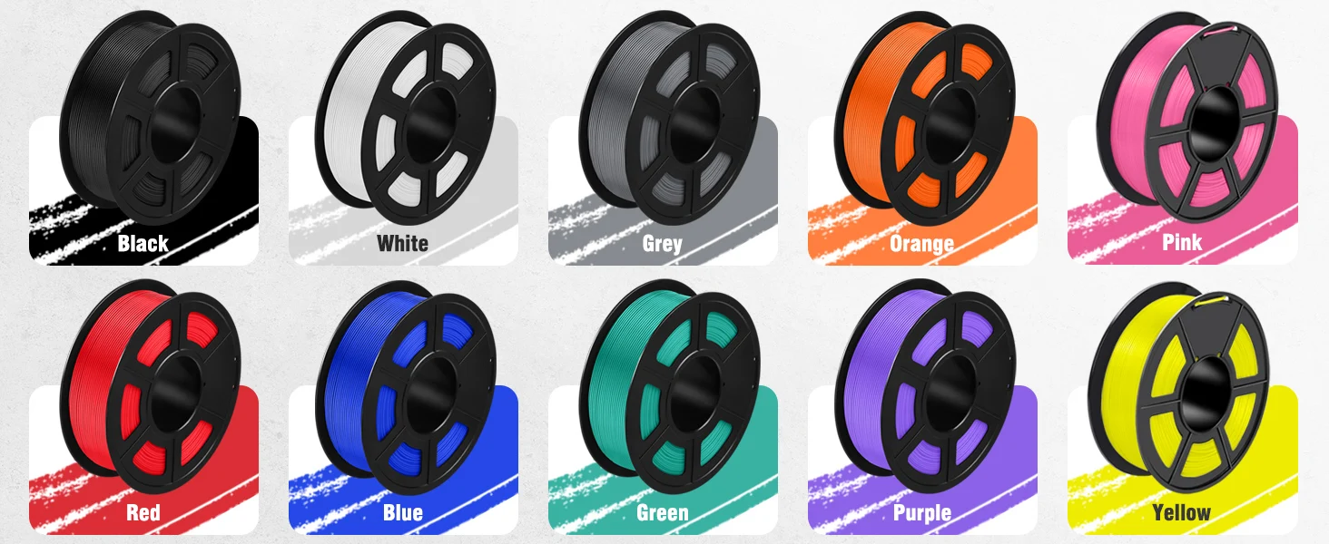 SUNLU 3D Filament ABS/TPU/EASY ABS/ASA 1.75mm 2Roll 1KG(TPU 0.5KG/Roll) 3D Printer Filament for 3D Printer