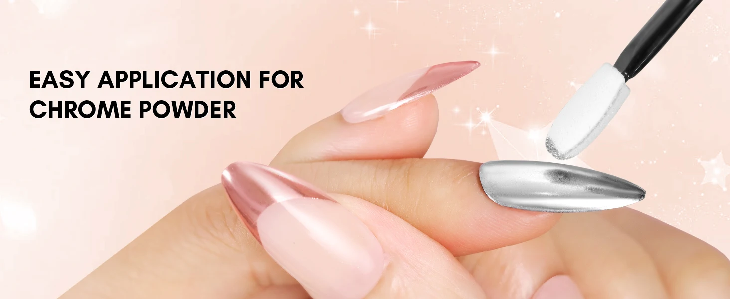 Makartt Gel Top Coat for Chrome Nail Powder - 15ml No Wipe High Gloss Top Coat Gel Nail Polish Mirror Shine Nail Gel