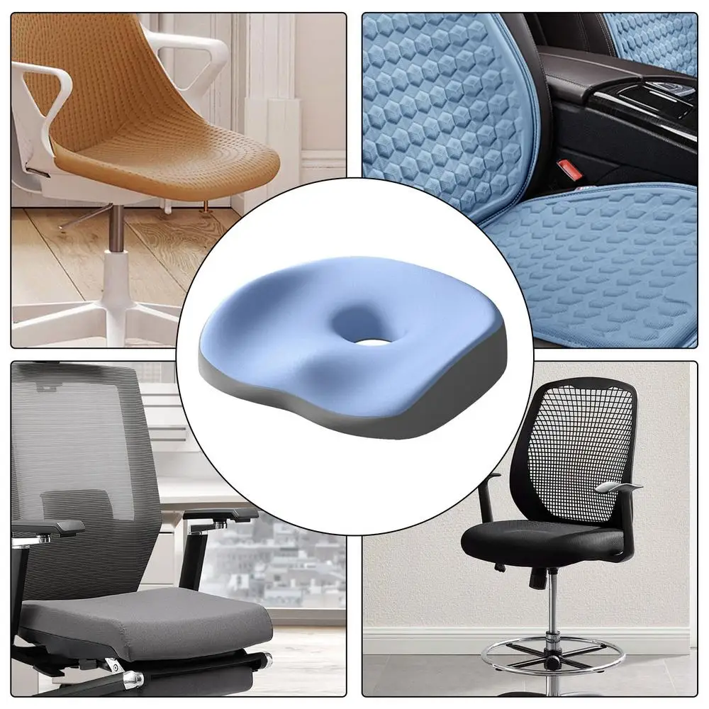 Seat Cushions For Seniors Ergonomic Car Seat Pad Wheelchair Cushions Breathable Foam Cushion For Gaming Chairs Wheelchairs