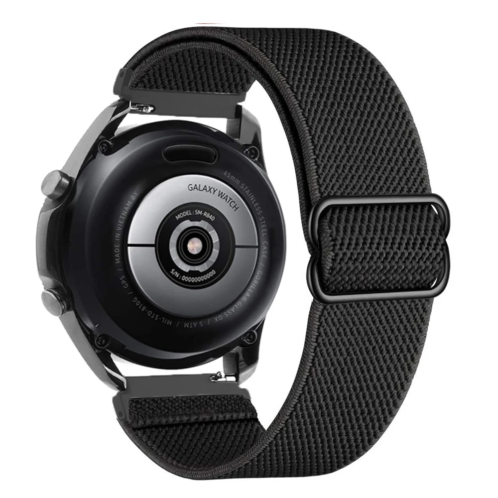 20mm 22mm Band For Samsung Galaxy watch 4/5 Pro/6 classic/active 2/gear s3 44mm 40mm Nylon bracelet correa Huawei GT/2/3/4 strap
