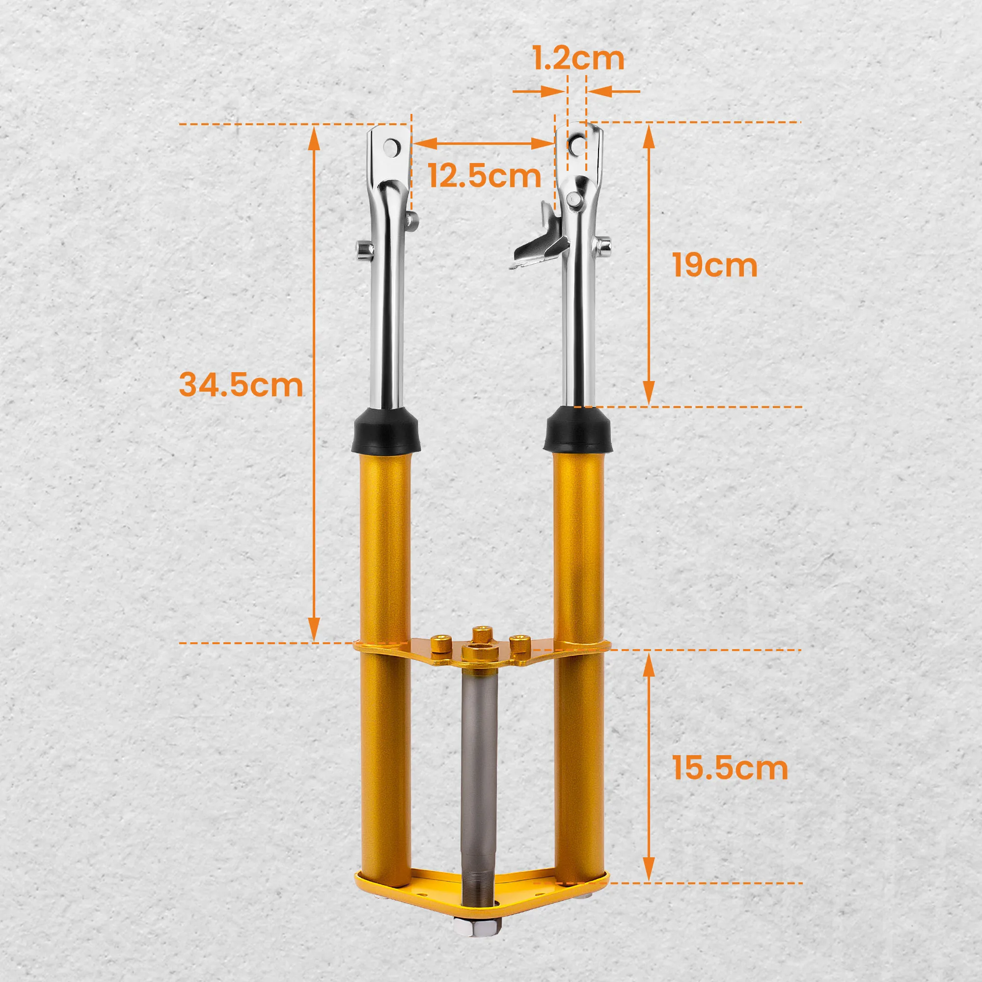 Complete Front Forks Shock Suspension for Honda CRF50 XR50 CRF XR 50 04-14 Gold