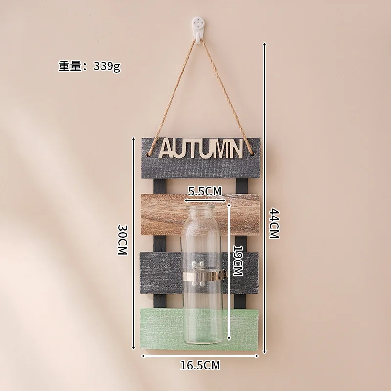 New Glass Vase Home Decorations Nordic Wall Hanging Plant Pot Decoration Living Room Decor Flower Accessories