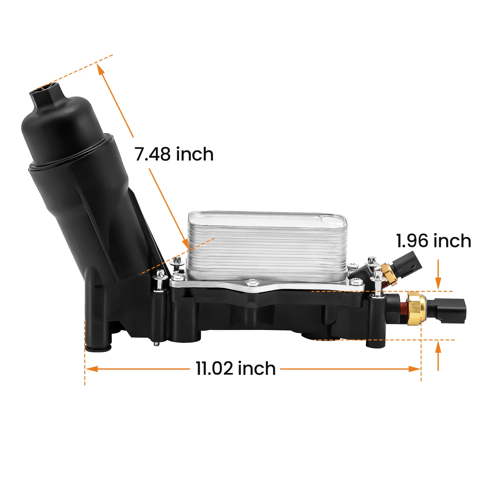 68105583AD New Engine Oil Filter Adapter Housing For Dodge Journey 5184562AC 68105583AB for JEEP CHEROKEE