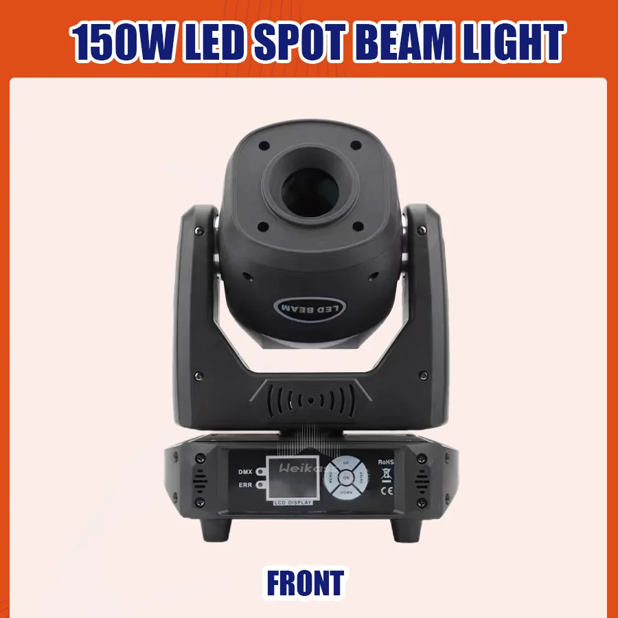 No Tax 1-12Pcs Hot Selling LED 150W Beam Spot Moving Head 3 Or 8 Prisms For DMX512 Disco Party Dj Wedding Christmas Stage Light