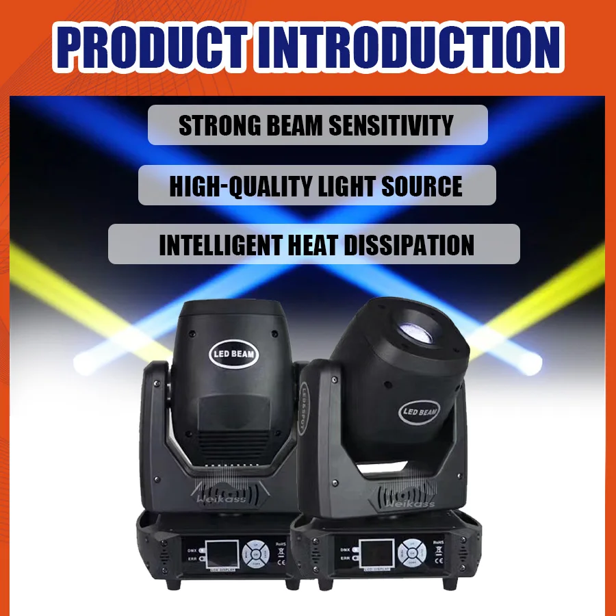 No Tax 1-12Pcs Hot Selling LED 150W Beam Spot Moving Head 3 Or 8 Prisms For DMX512 Disco Party Dj Wedding Christmas Stage Light