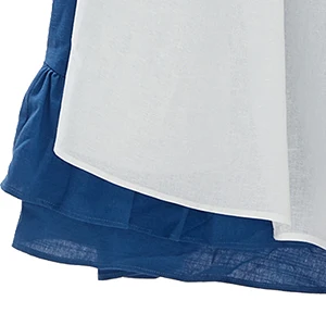 DAIZBELLA Women's Medieval Renaissance Cosplay Accessory Victorian Apron and Ruffle Head Accessory for Halloween