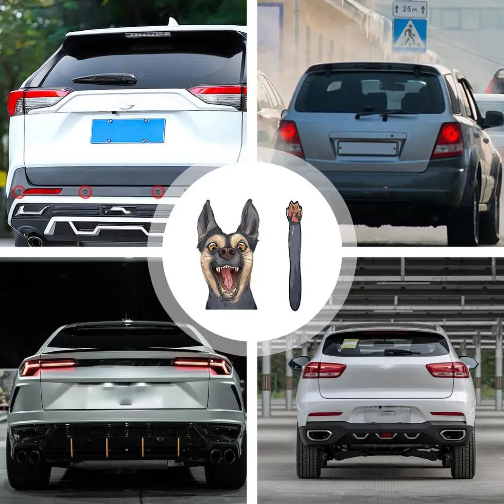 Dog Car Stickers Adhesive Dog Decal Waterproof Dog Decals For Cars Motorcycle Window Wall Computer