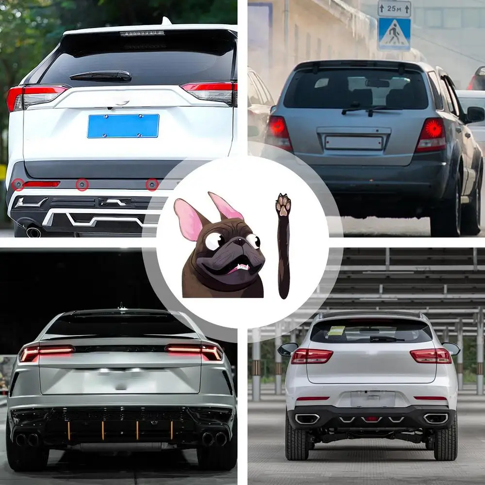 Dog Car Stickers Adhesive Dog Decal Waterproof Dog Decals For Cars Motorcycle Window Wall Computer