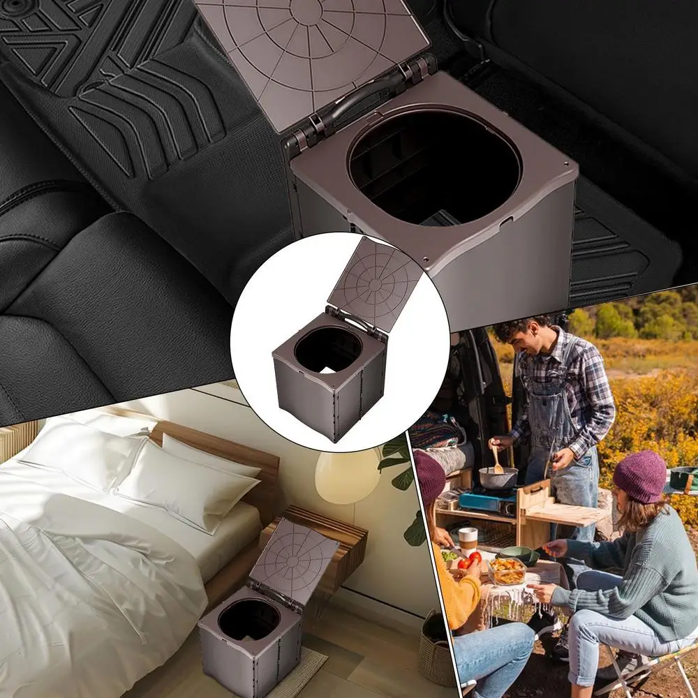 Portable Toilets For Adults Camping Toilet Outdoor Portable Elderly Bedside Toilet Car Travel Trash Can Outside Women Potty