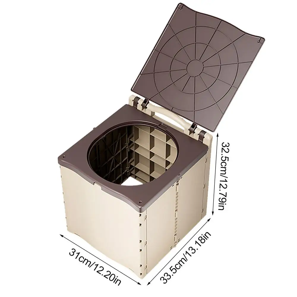 Portable Toilets For Adults Camping Toilet Outdoor Portable Elderly Bedside Toilet Car Travel Trash Can Outside Women Potty