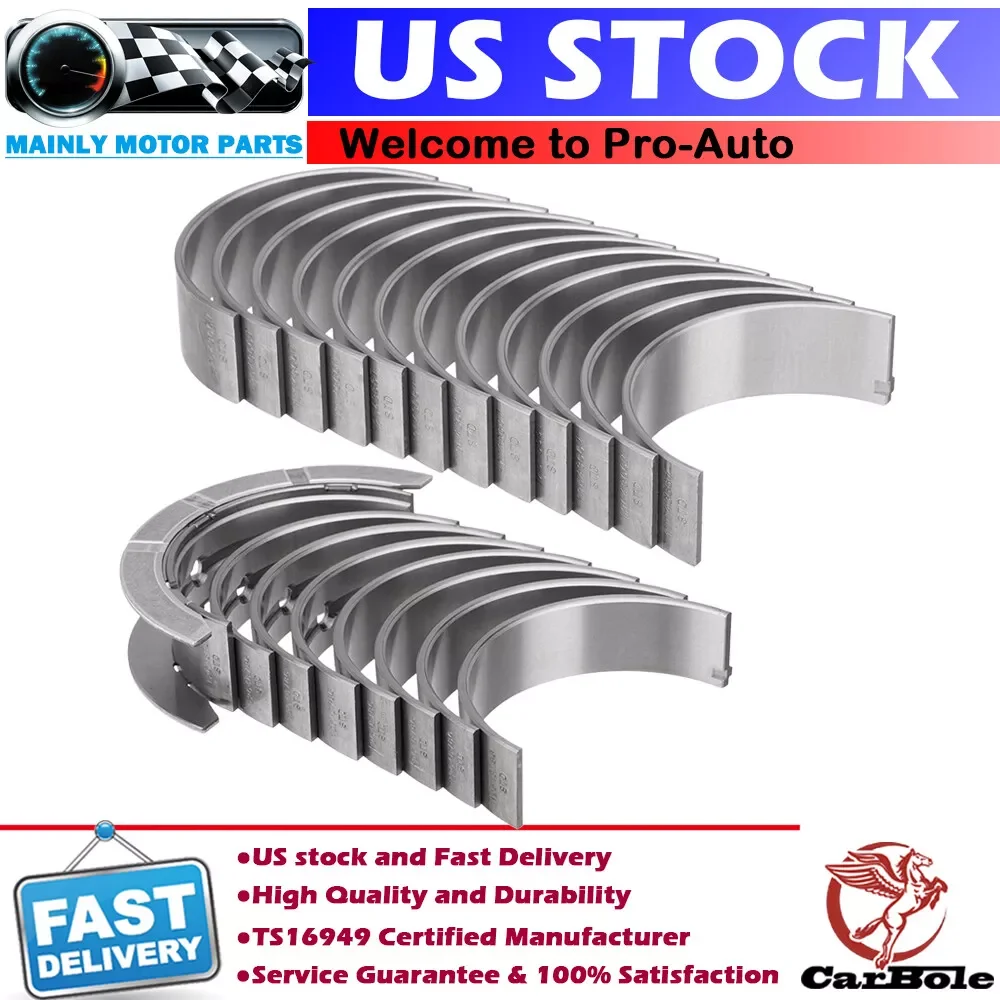 Carbole Main & Rod Bearing Kit For Cadillac Chevrolet GMC Buick LLT LY7 2.8L 3.0L 3.6L