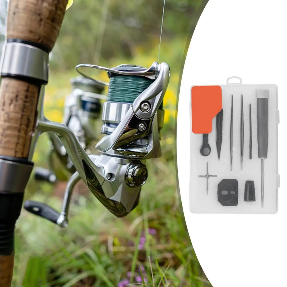 Fishing Reel Maintenance Kit Multipurpose Fishing Tool Set Cleaning Maintenance Tool Portable Maintenance Repair Tool Fishing