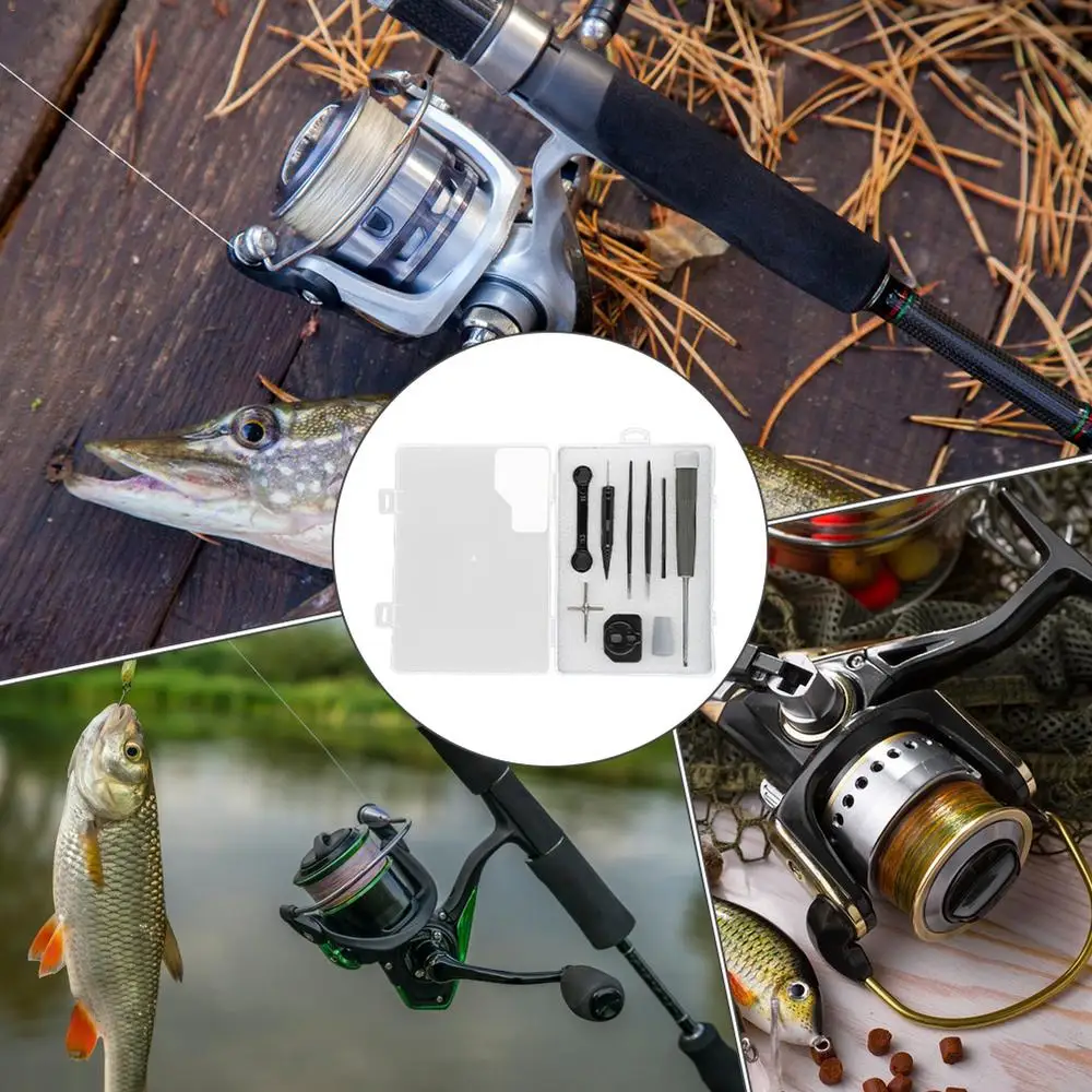Fishing Reel Maintenance Kit Multipurpose Fishing Tool Set Cleaning Maintenance Tool Portable Maintenance Repair Tool Fishing