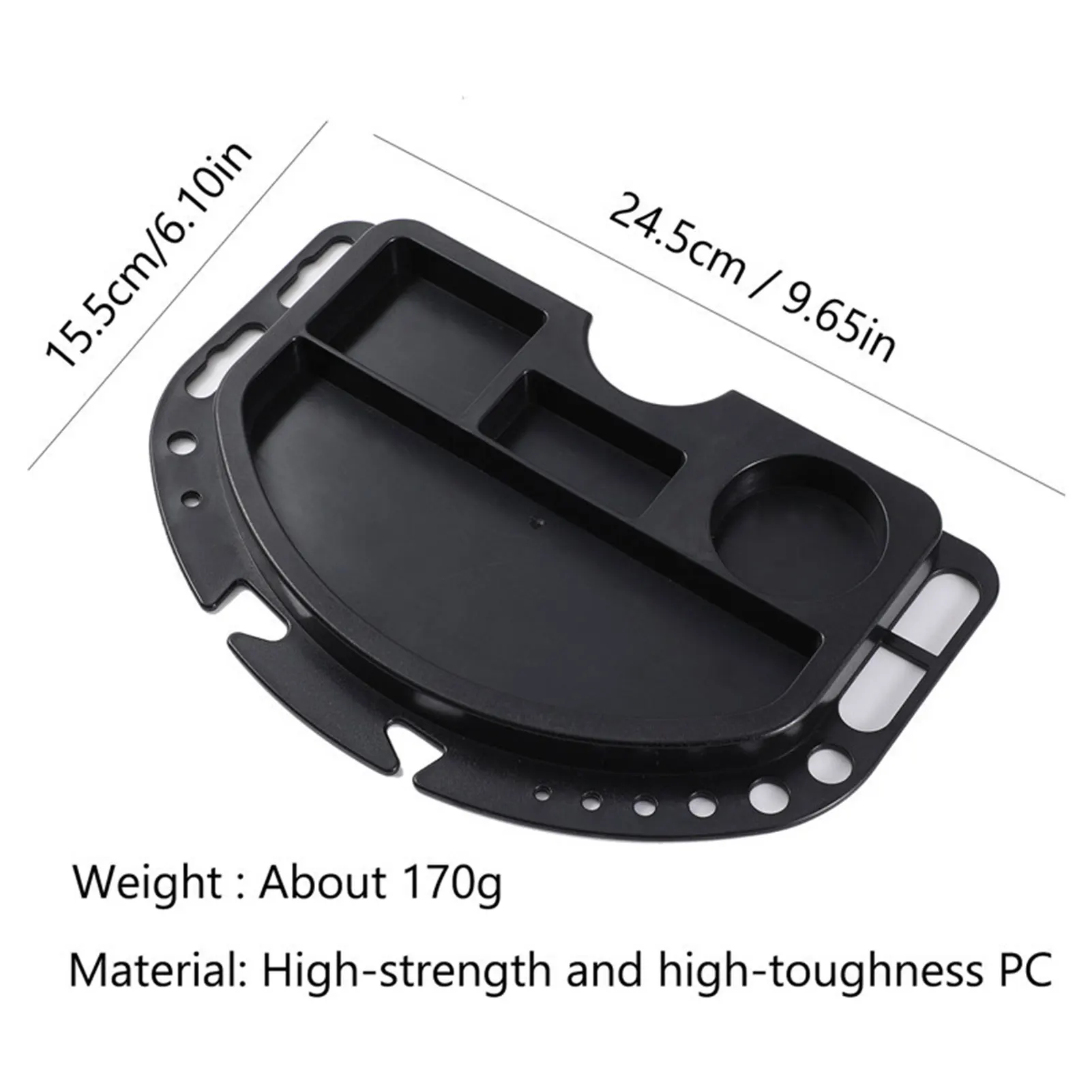 Socket Organizer Tray Soldering Mat Multi Partition Work Tray Holder Plate For Workshop Tools And Parts Bike Work Stand Only