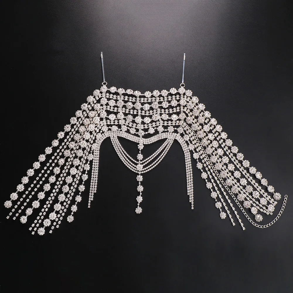Fashion Tassel Head Chain Jewelry Indian for Women 1920s Flapper Forehead Cap Headpieces Bridal Art Deco Party Hair Accessories