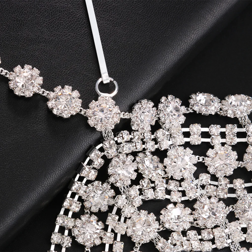 Fashion Tassel Head Chain Jewelry Indian for Women 1920s Flapper Forehead Cap Headpieces Bridal Art Deco Party Hair Accessories