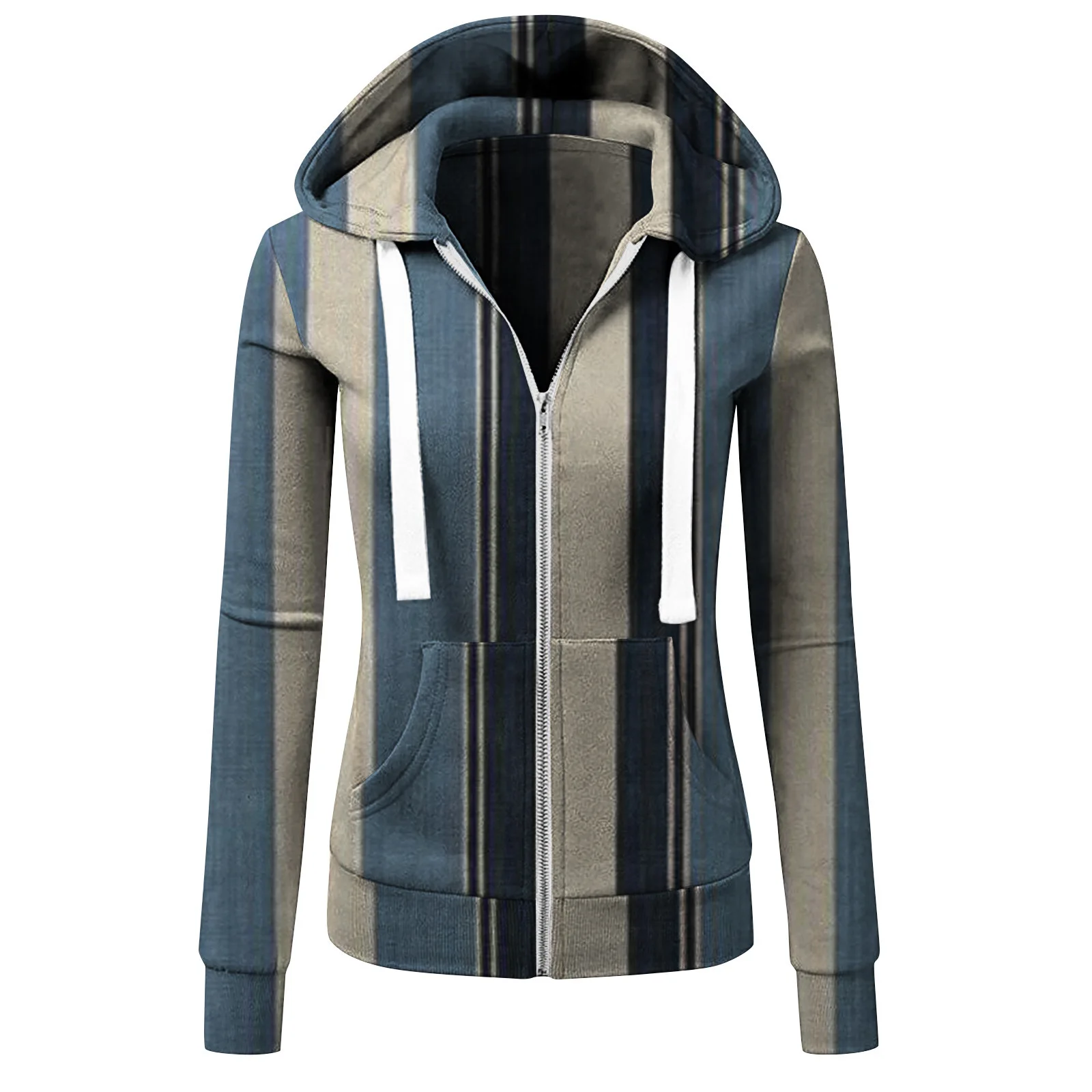 Women Sport Jacket Zipper Yoga Coat Clothes Quick Dry Fitness Jacket Running Hoodies Sportwear Gym Workout Hooded Top