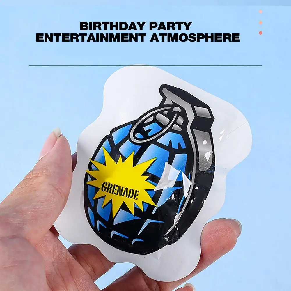 20Pcs Prank Toys Bombs Bags Bombs Funny Stress Practical Jokes Toy For Kids Spoof Gag Toy Spray Toys Grenades Bag Simulator