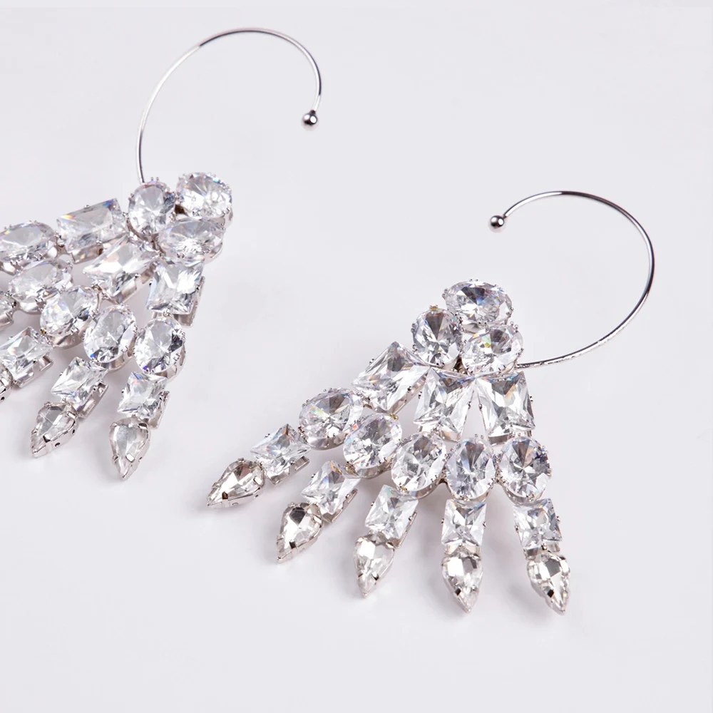 Stonefans Geometric Auricle Earring Vintage Cute for Women Statement Modern Design Fashion Versatile Accessories Women 2023