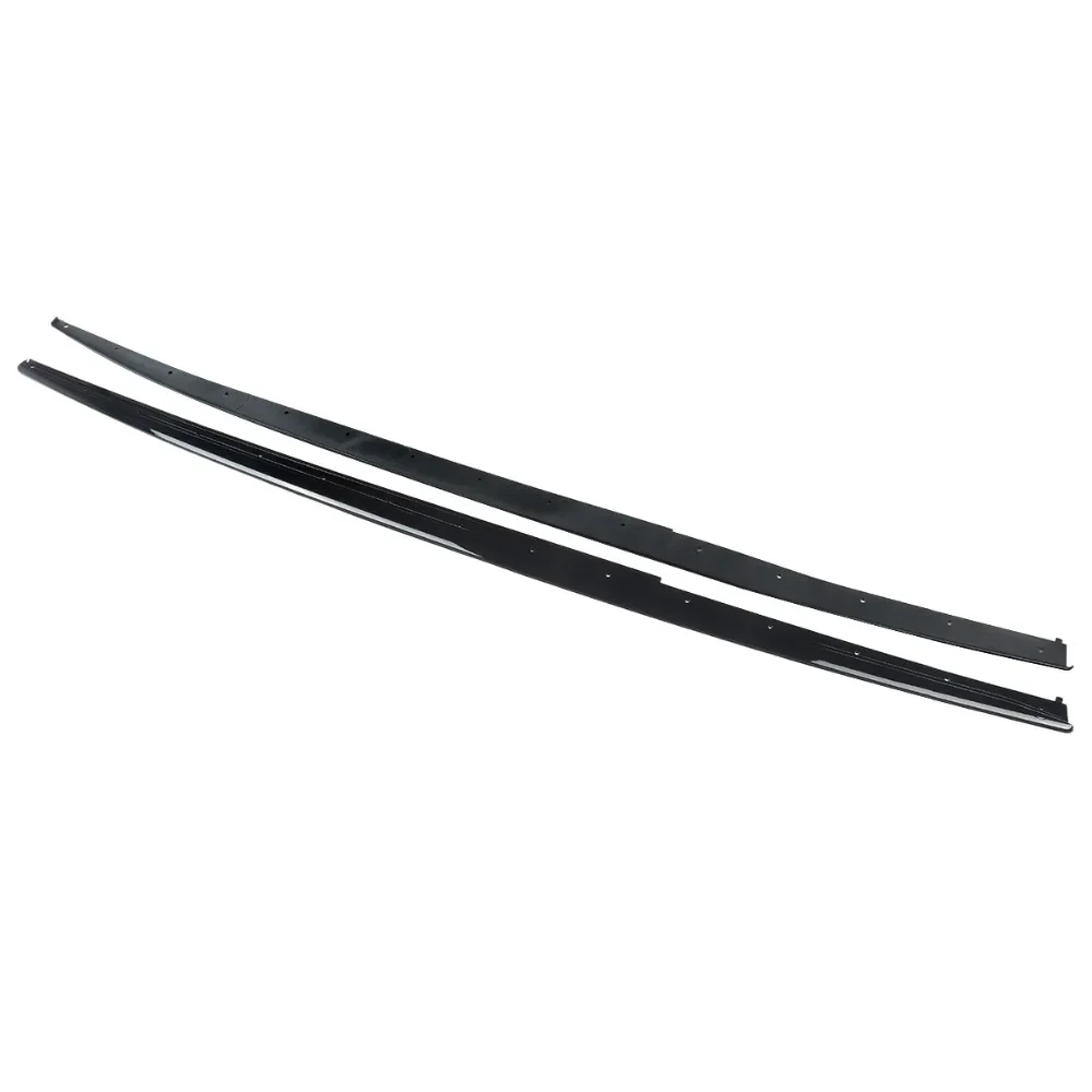 MagicKit forBMW 3 Series F30 2012-2018 with M Sport Bumper Car Side Skirts Fenders Splitter Bumper EXTENSION BLADES GLOSS BLACK