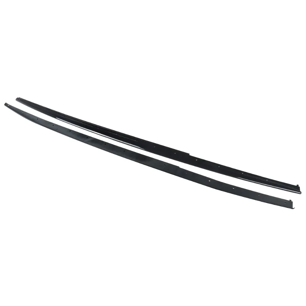 MagicKit forBMW 3 Series F30 2012-2018 with M Sport Bumper Car Side Skirts Fenders Splitter Bumper EXTENSION BLADES GLOSS BLACK