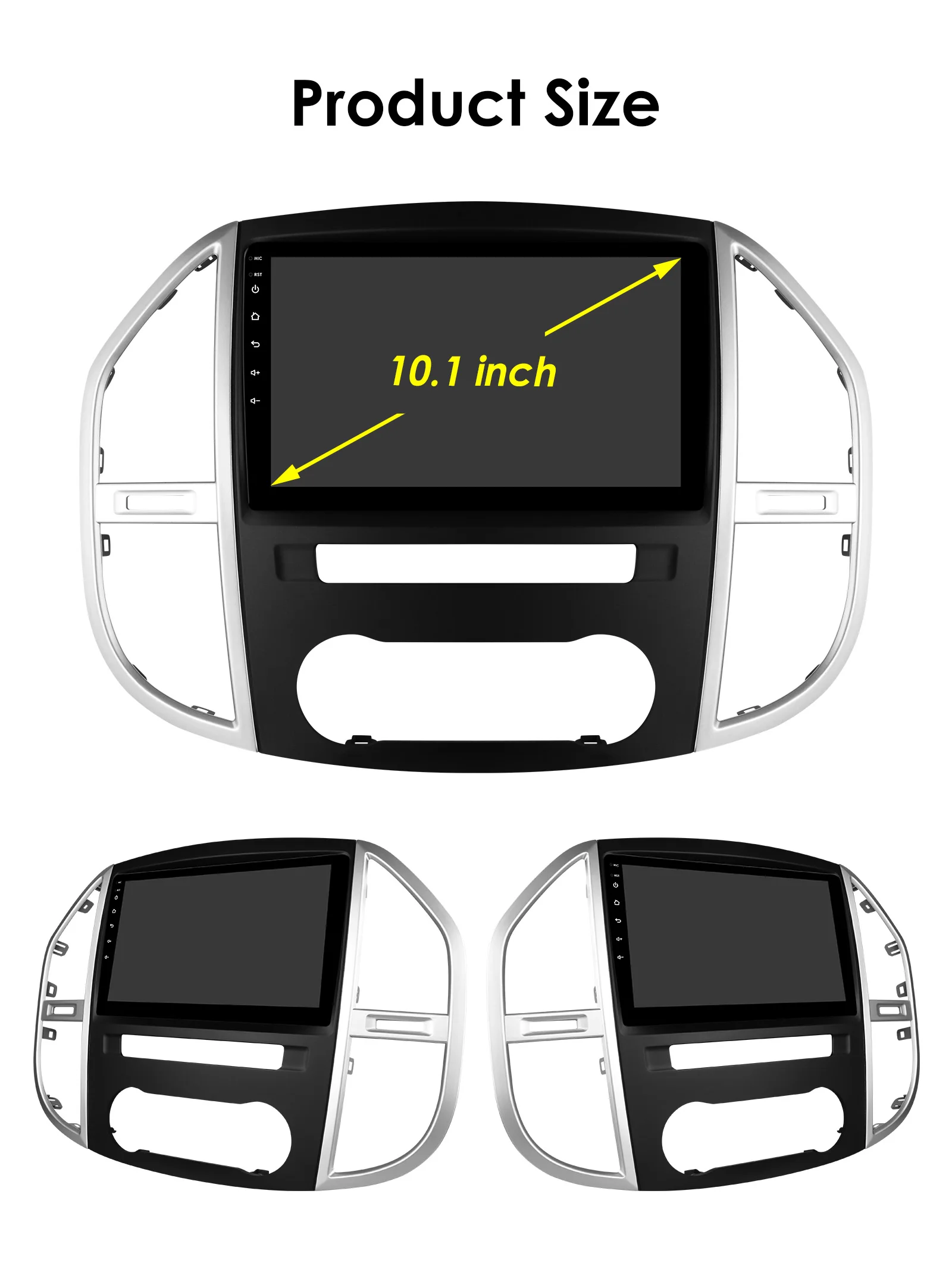 OSSURET Android Car Radio for Mercedes Benz Vito W447 2014 - 2021 Carplay Car Multimedia Player GPS 2din Auto Audio Screen 7862