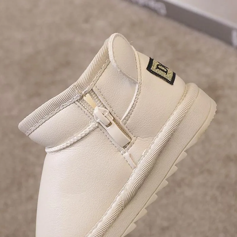 Baby Warmth Baby Boots Children's Cotton Shoes Snow Boots Baby Winter Non-slip Soft Toddler Shoes Plus Velvet Thick Breathable