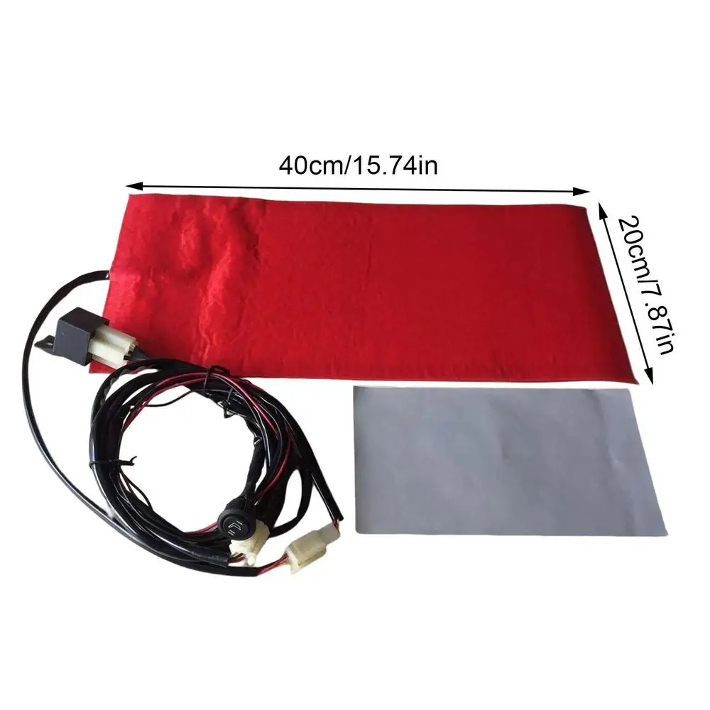 Motorcycles Seat Heater Motorcycle Seat Heater Waterproof Heating Element for Replace Heating Pad Motorcycles Supplies