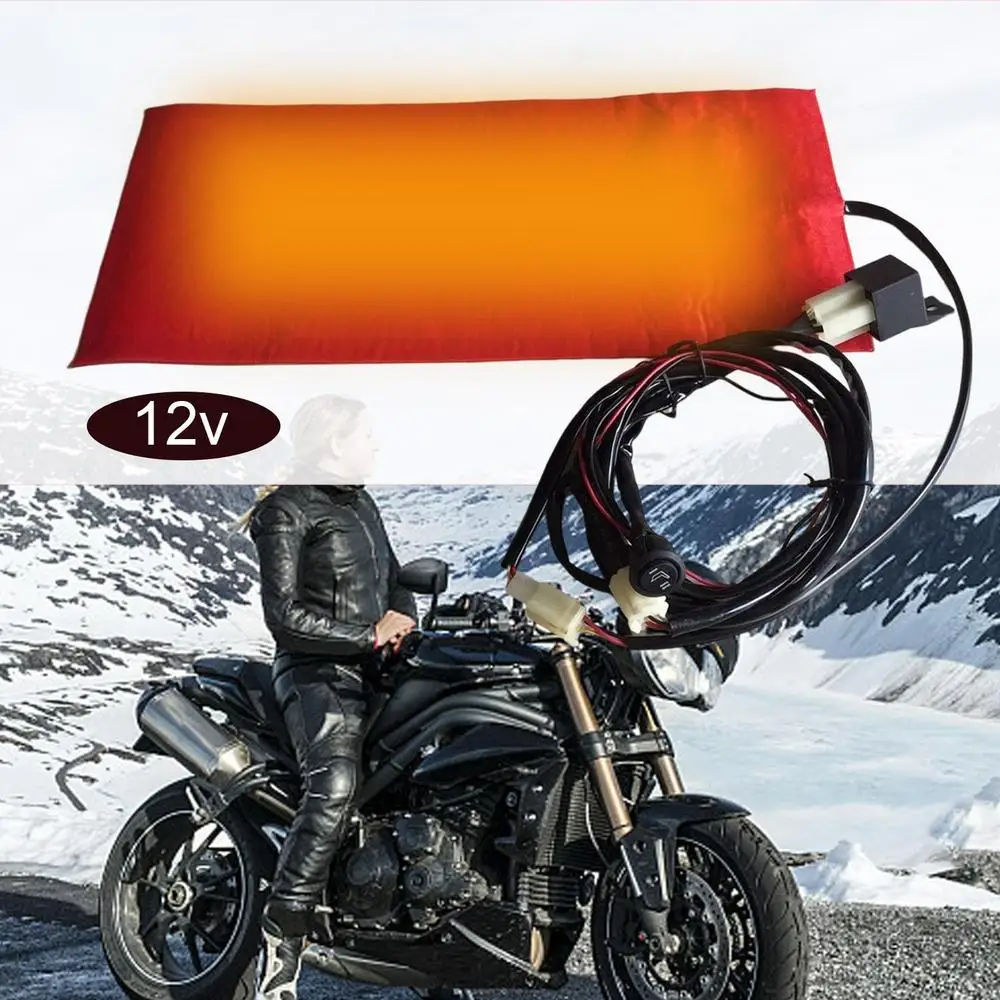 Motorcycles Seat Heater Motorcycle Seat Heater Waterproof Heating Element for Replace Heating Pad Motorcycles Supplies
