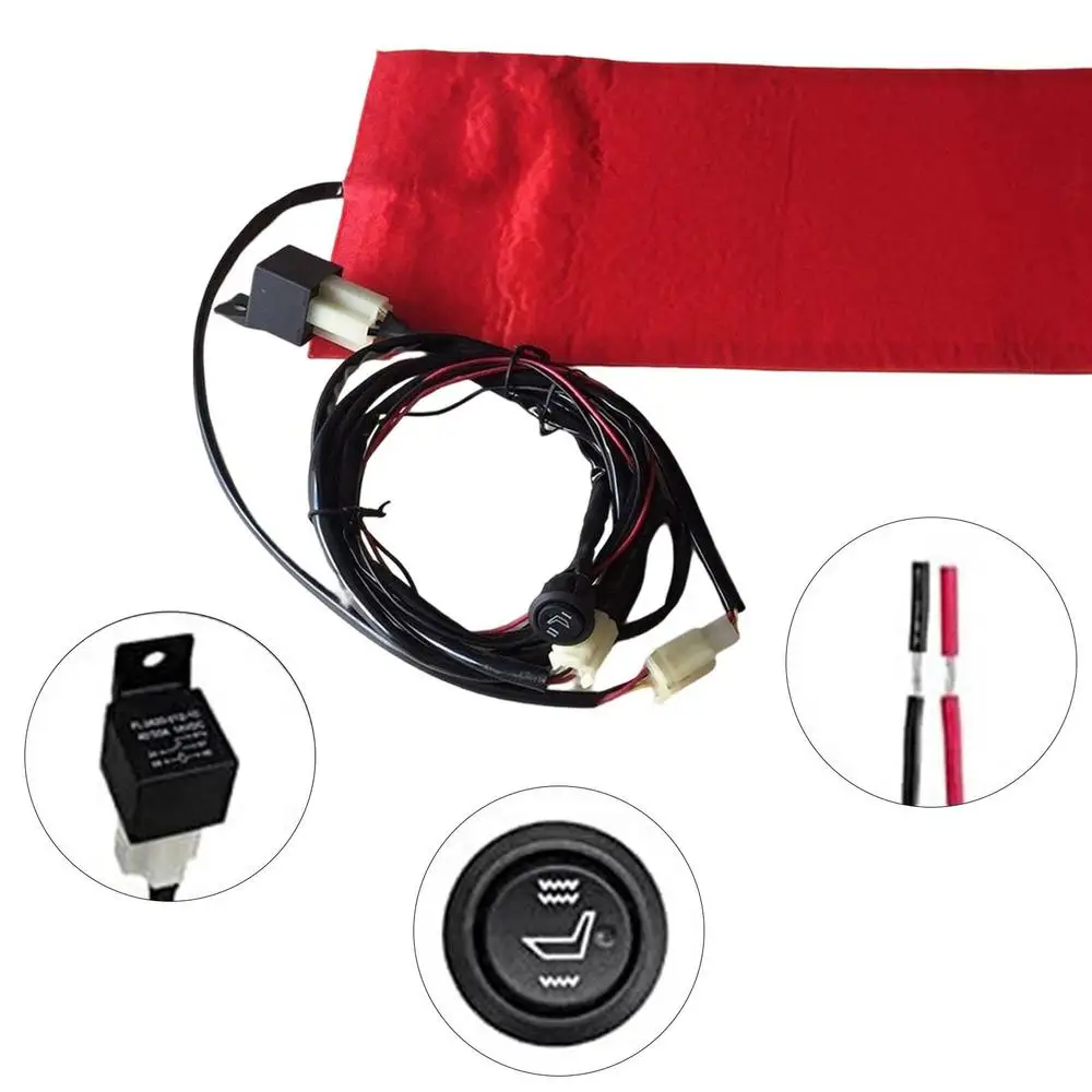 Motorcycles Seat Heater Motorcycle Seat Heater Waterproof Heating Element for Replace Heating Pad Motorcycles Supplies