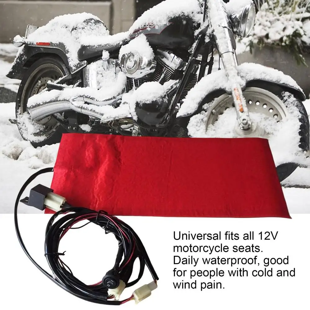 Motorcycles Seat Heater Motorcycle Seat Heater Waterproof Heating Element for Replace Heating Pad Motorcycles Supplies