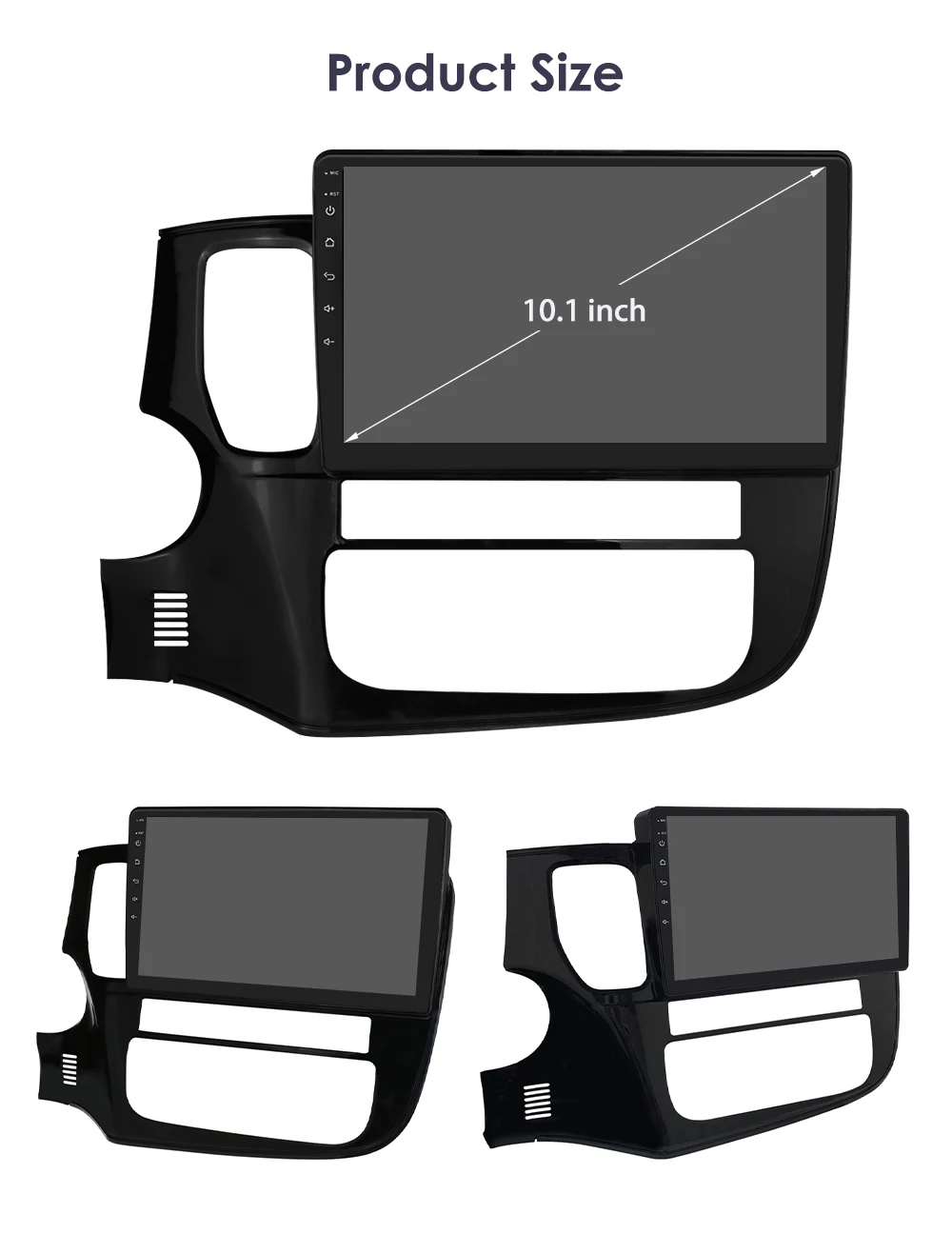 Hizpo 2 Din Android 13 For Mitsubishi Outlander 3 2012-2018 Car Multimedia Player Stereo CarPlay Navigation GPS Octa Core 7862