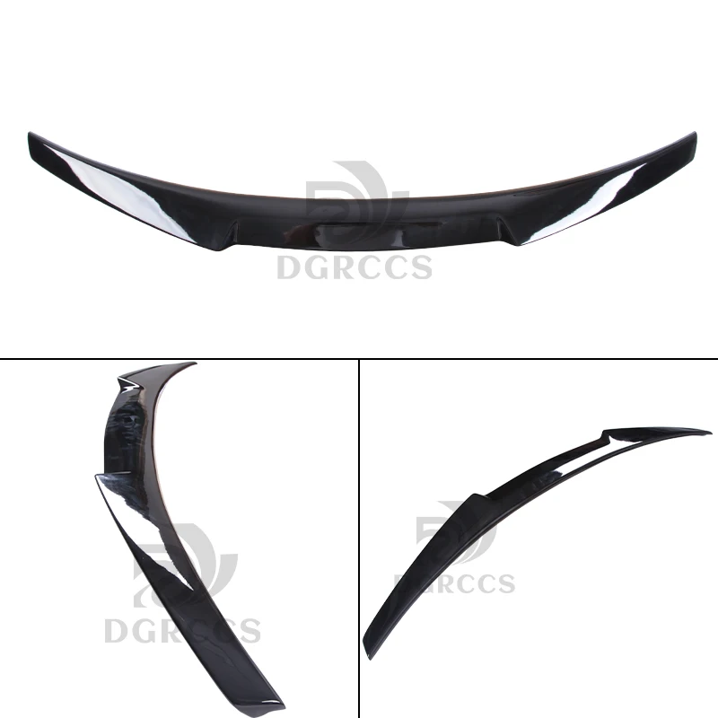 For AUDI A5 S5 RS5 B9 Sportback 4Door M4 Style Rear Spoiler Trunk Wing 2017-2025 Carbon Fiber Glossy Black
