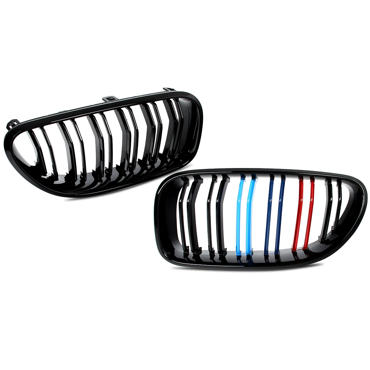 For BMW M6 F06 F12 F13 650i 640i Gloss Black Front Kidney Grille Grill M-Color